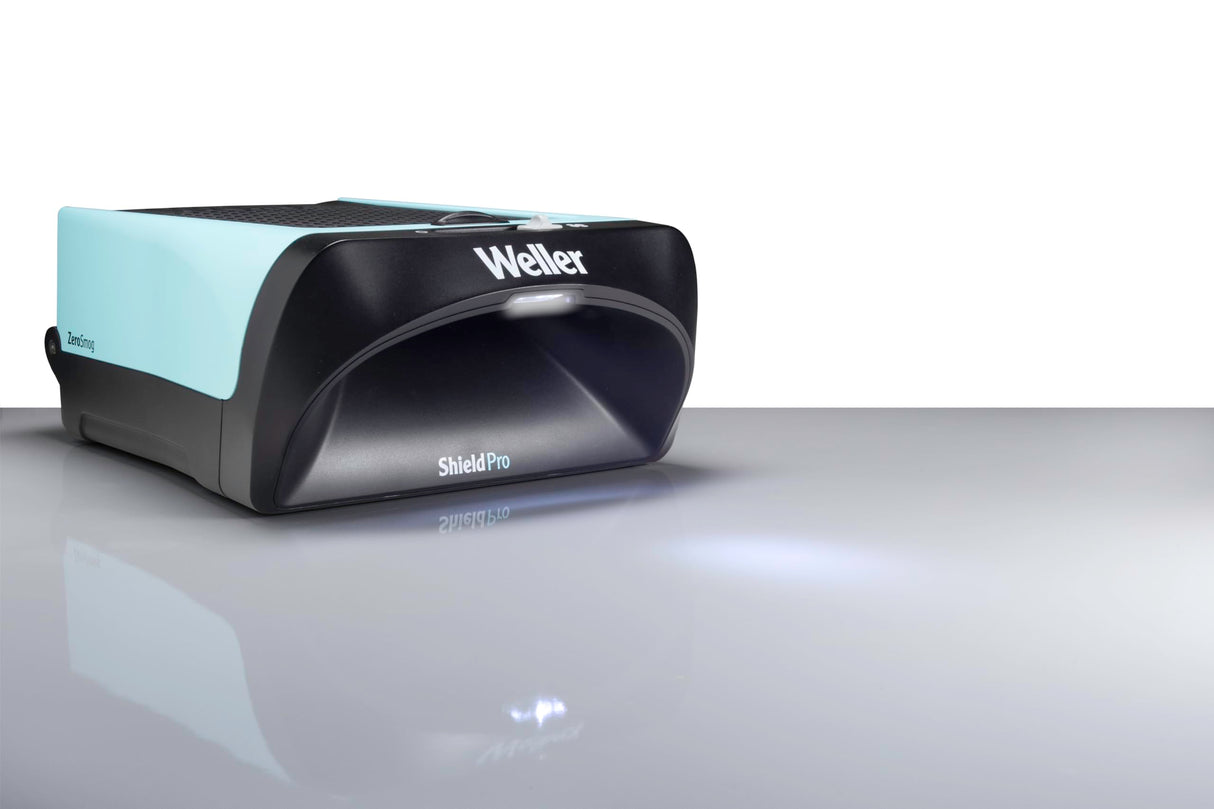 Weller FT91019299 ZeroSmog ShieldPro Aspirador De Humo: Filtración Eficaz De Partículas Y Gas, Eliminación De Olores Para Una Estación De Trabajo Única