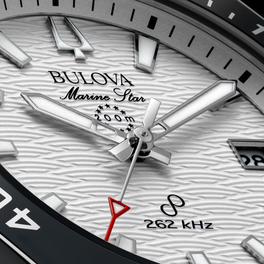 Bulova Reloj Analógico para para Hombre de Cuarzo con Correa en Acero Inoxidable 96B426