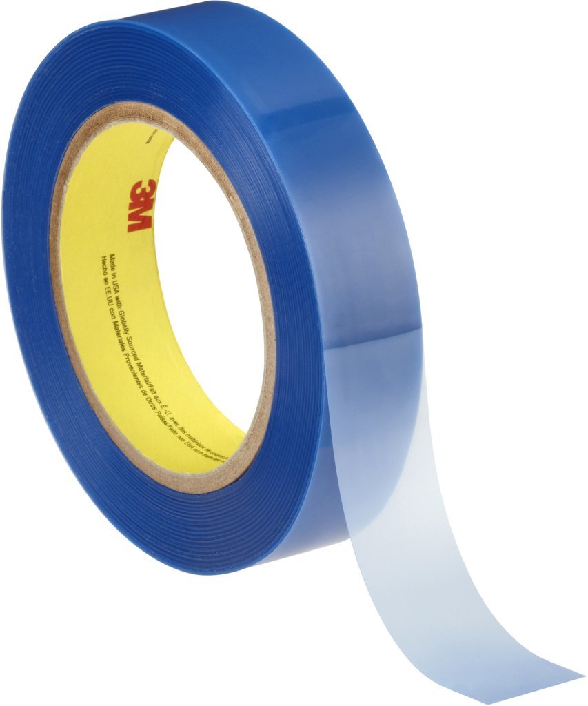 3M Cinta Adhesiva Cubierta de Poliéster para Pintura 8901, 50,8 mm x 66 m, 0,06 mm, 24 unidades, Azul