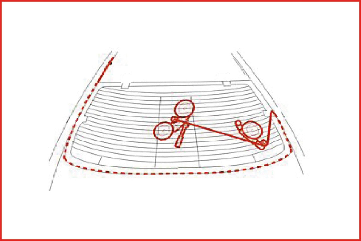 KS Tools 140.2360 Desmontador de parabrisas universal para un solo operario, 5 pzs