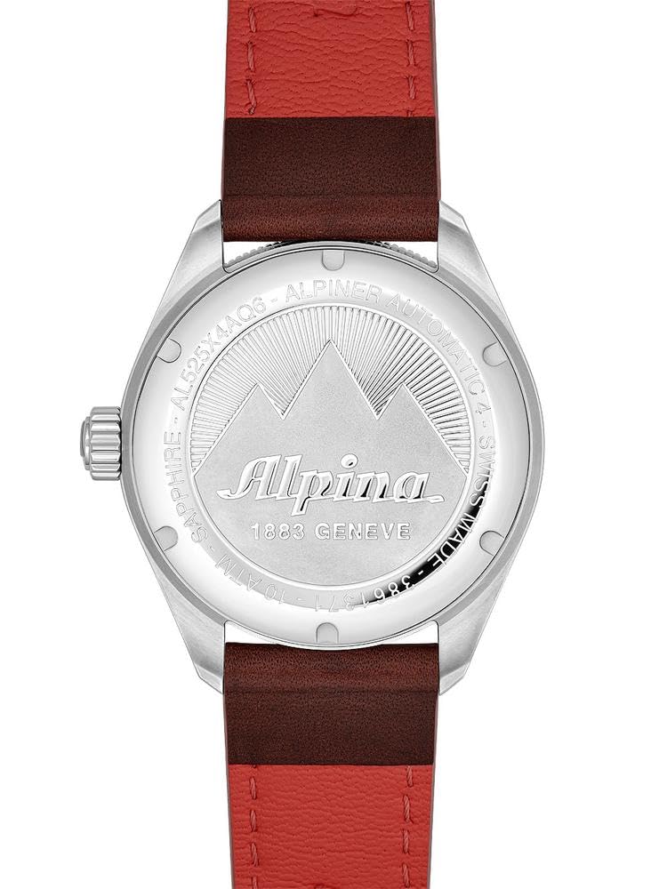 Alpina Reloj Analógico para Hombre de Cuarzo con Correa en Acero Inoxidable mid-39664