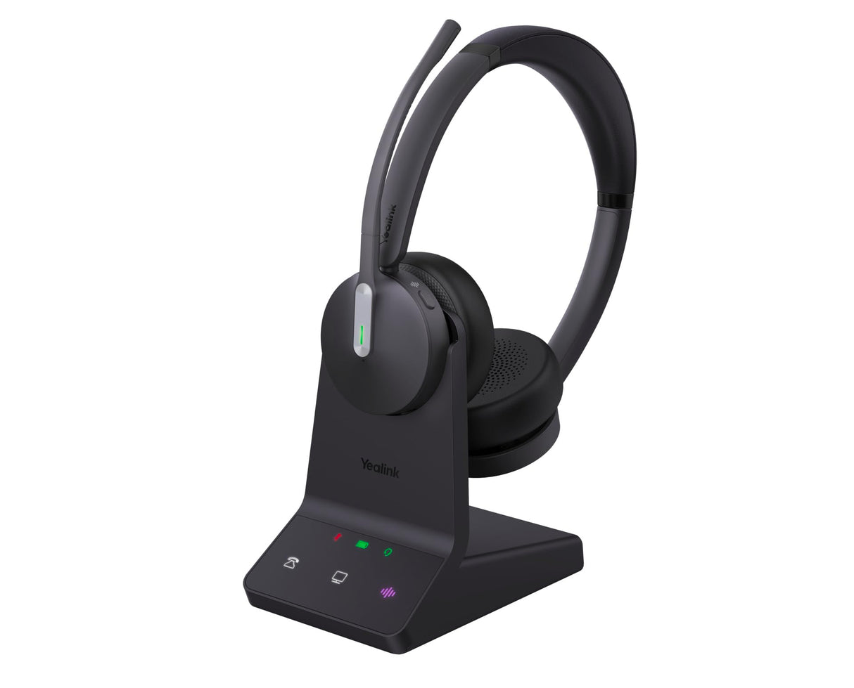 Yealink WH64 Dual UC Casque Sans Fil Arceau Bureau/Centre d'appels Micro-USB Bluetooth Noir