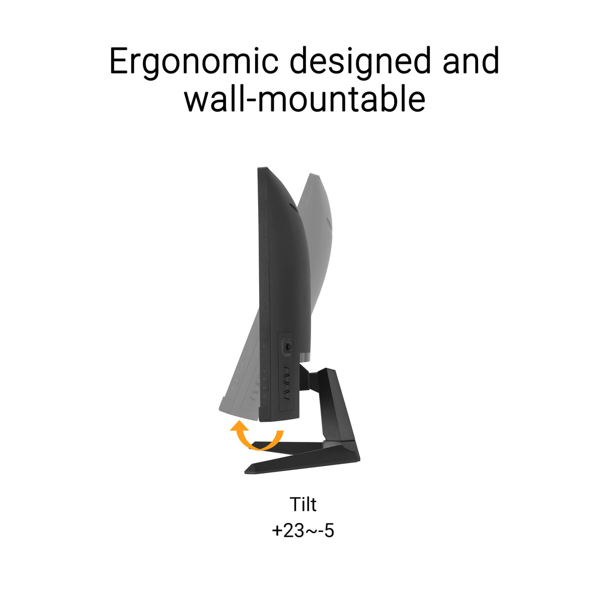 ASUS TUF Gaming VG27VQ3B - Monitor Gaming de 27 Pulgadas Full HD, Curvo, 180 Hz, ELMB Sync, FreeSync, 1 ms de Tiempo de Respuesta, 90% DCI-P3, DisplayWidget Center