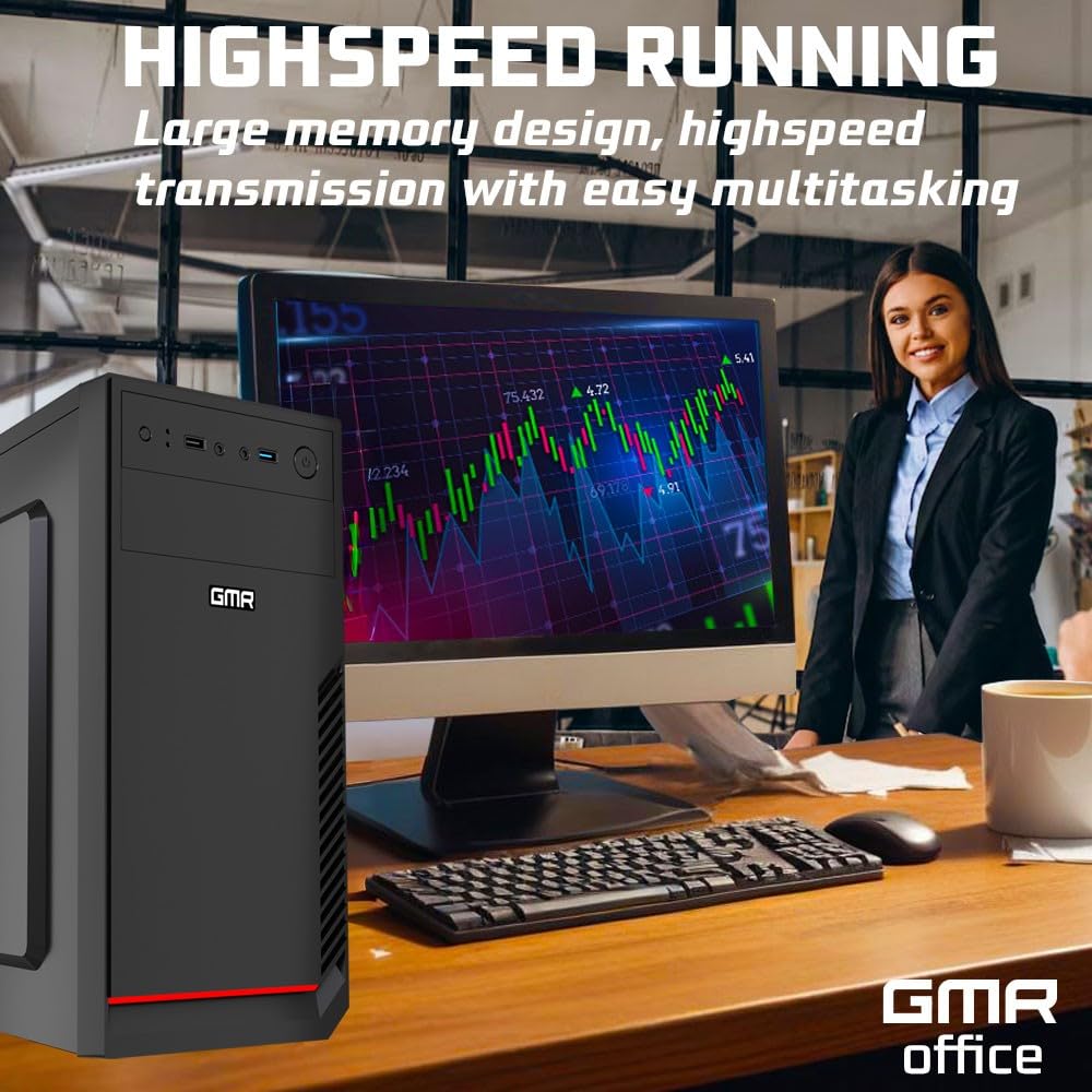 Intel i7 - Computadora Multimedia Business Office con 3 años de garantía | 32 GB RAM | 1000 GB SSD | USB 3.0 | Windows 11 Prof. 64-bit | WiFi 600 y Bluetooth 5
