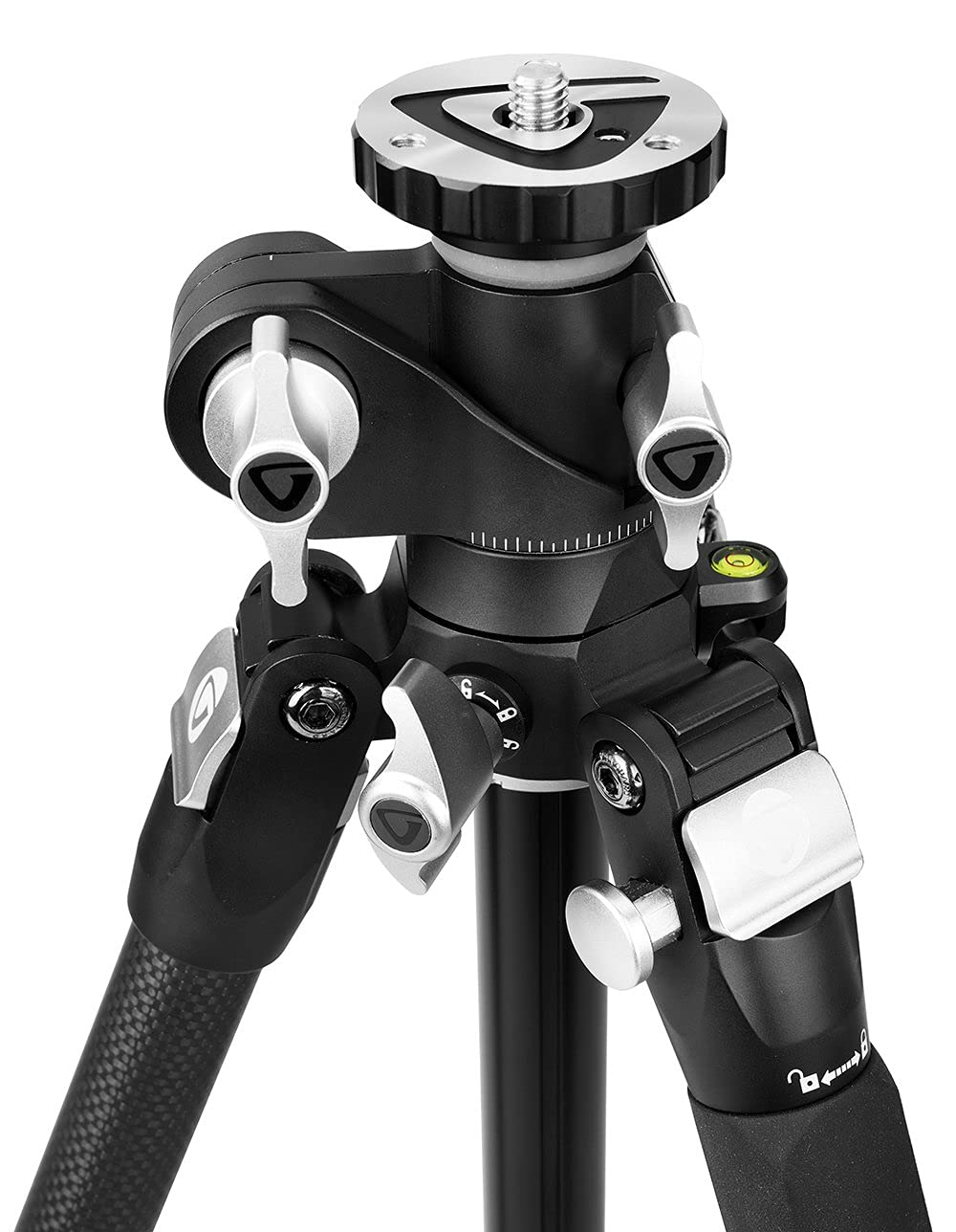 Vanguard Veo 3T+ 264CB - Trípode Carbono descentrable y Plegable rótula Bola