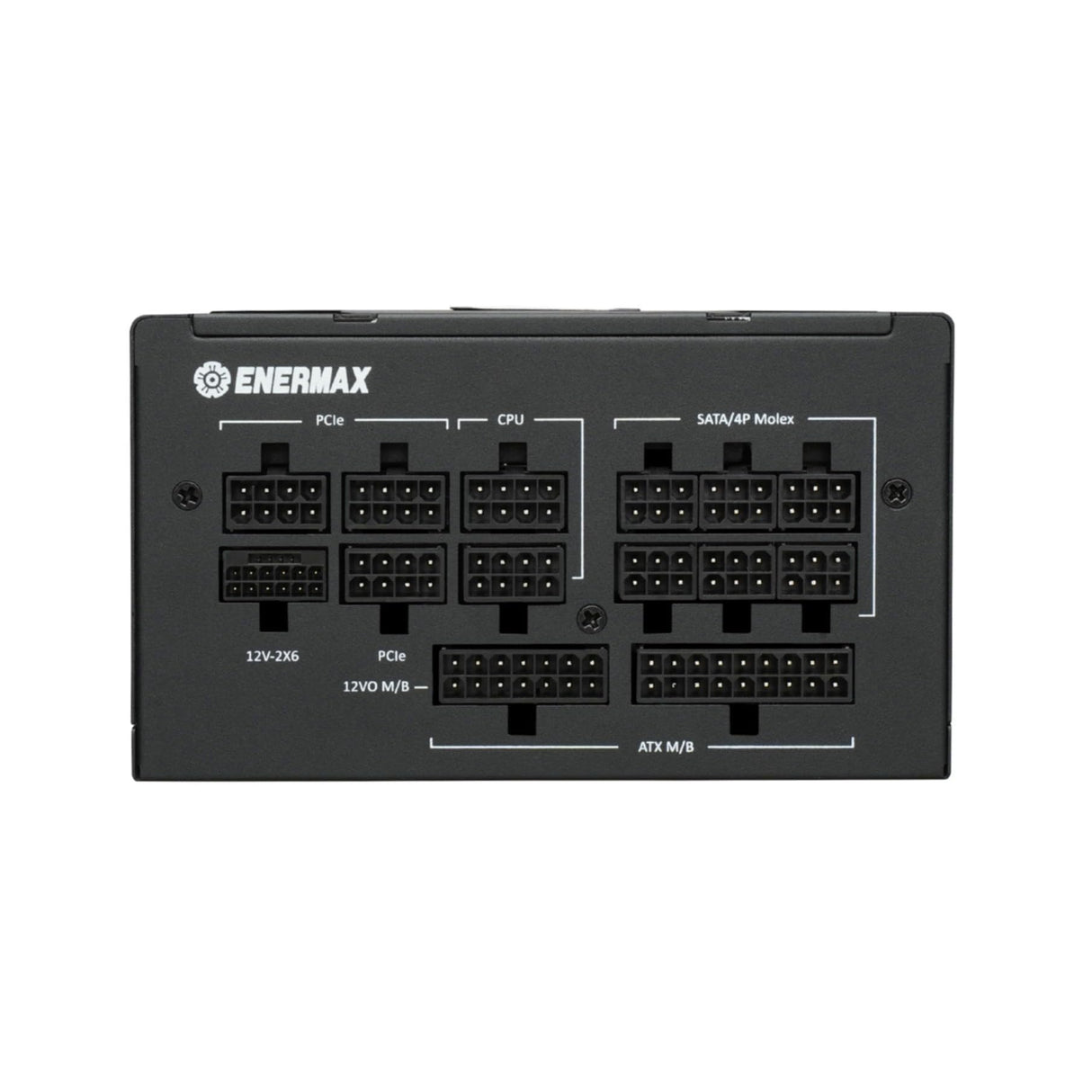 Fuente de alimentación híbrida ENERMAX PlatiGemini ATX 3.1 & ATX12VO 1200W 80PLUS Platinum (Totalmente Modular, 12V-2x6, 60% Semi-sin Ventilador) Incl. GPU WireView; EGN1200P