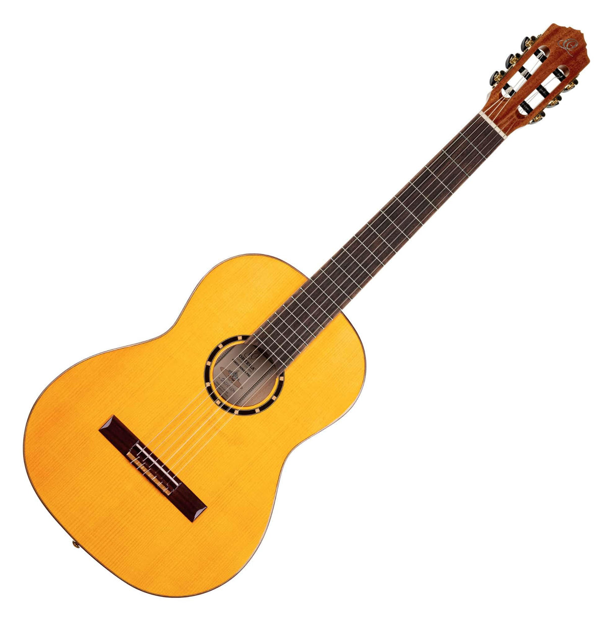 Ortega Guitars Family Series Pro - Guitarra de concierto flamenco 4/4 (pícea y ciprés, acabado brillante, incluye funda R170F)