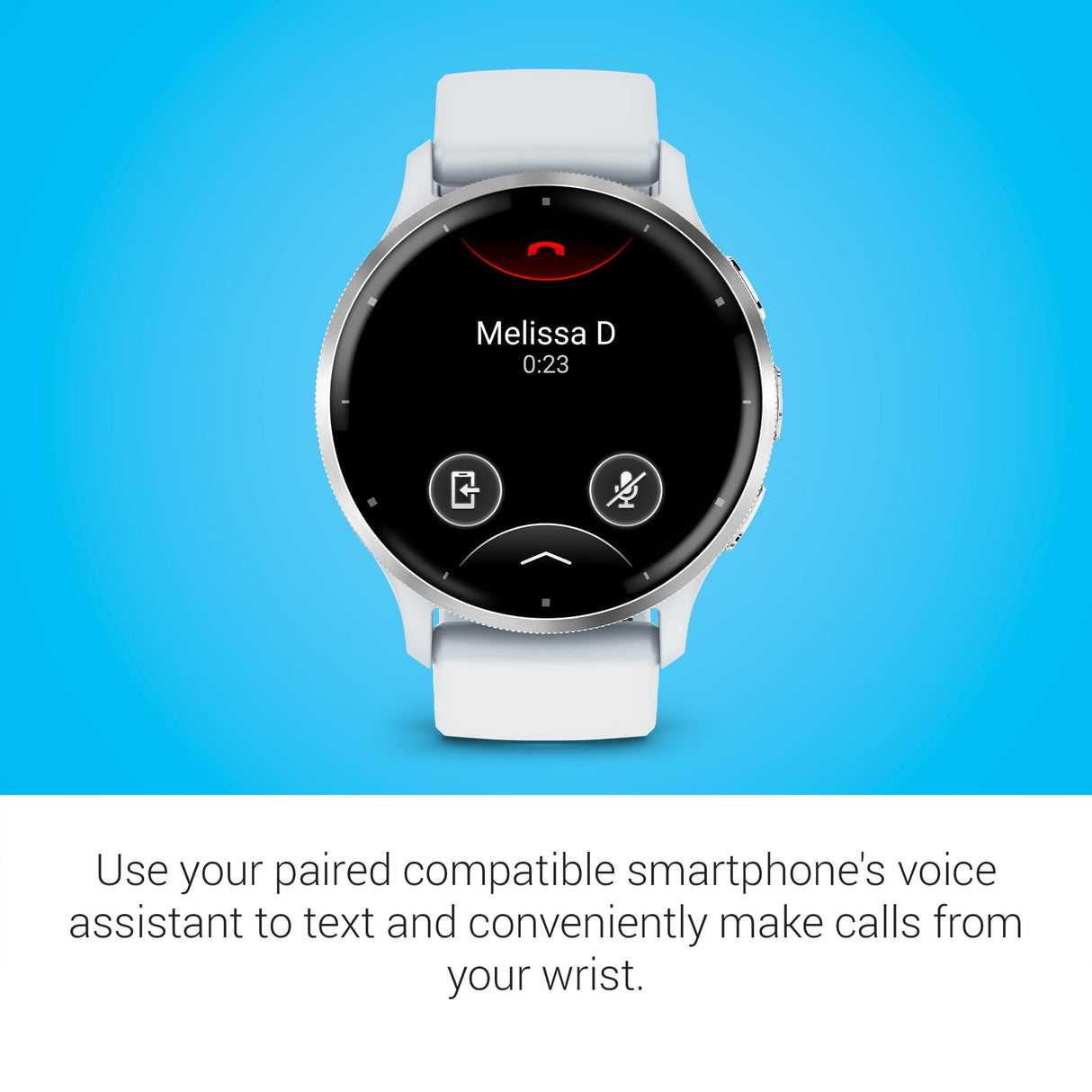 Garmin Venu 3, Smartwatch Premium con GPS, AMOLED, Funciones avanzadas de Salud y Forma física, más de 30 Aplicaciones Deportivas, 14 días de autonomía, Blanco