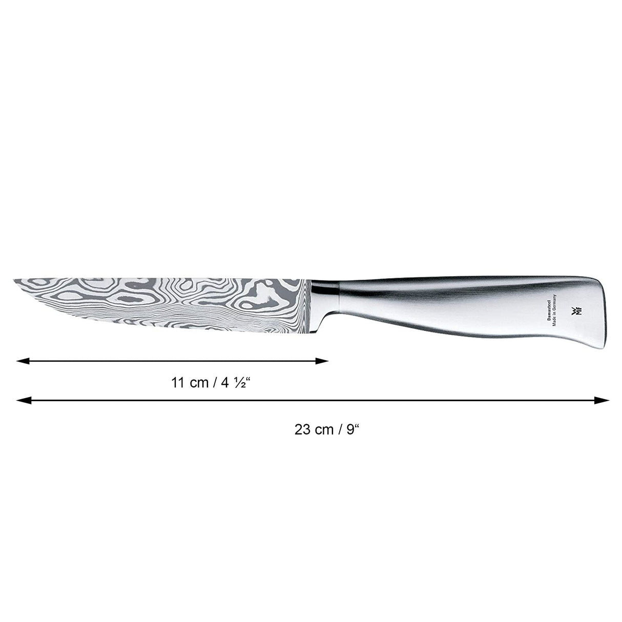 WMF Damasteel Juego de 3 Cuchillos de Acero Damasco Completamente Forjado