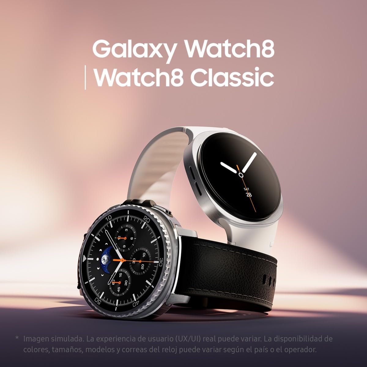 Samsung Galaxy Watch8, 40mm, Bluetooth, Galaxy AI, Smartwatch, Procesador 3 NM, Asistente de Salud y Sueño, Seguimiento Deportivo, Garantía 3 Años + 1 año Extra, Plata(Versión Española)