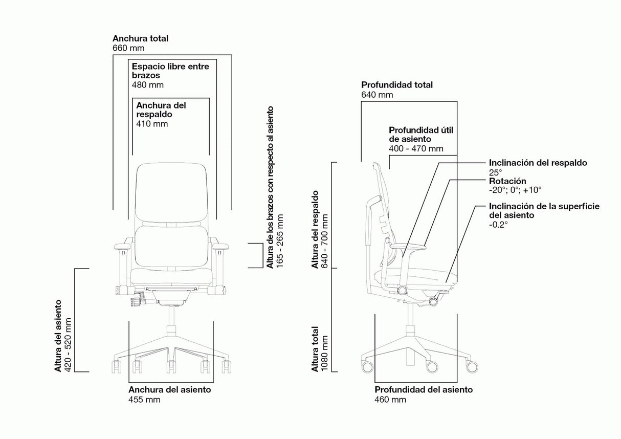 Steelcase Please Air, silla de oficina ergonómica con respaldo alto de malla regulable en altura y brazos regulables Cobalto/Gris gaviota