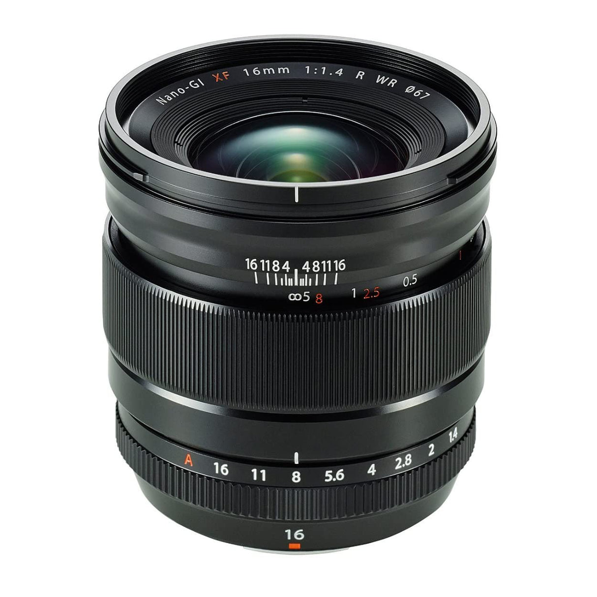 Fujifilm FUJINON Lens XF16mm F1.4 R WR - Objetivo para cámara, color negro
