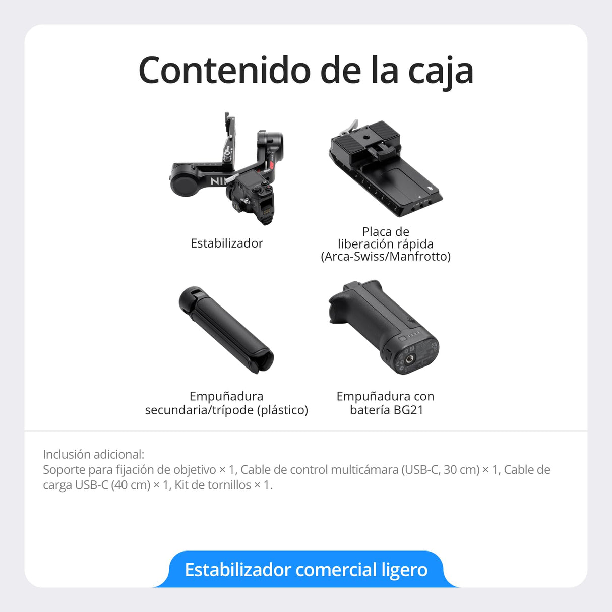 DJI RS 4, estabilizador en 3 Ejes para cámaras DSLR y sin Espejo Canon/Sony/Panasonic/Nikon/Fujifilm, con grabación Vertical nativa de 2.ª generación, Joystick de Cambio de 2 Modos, Brazos de teflón