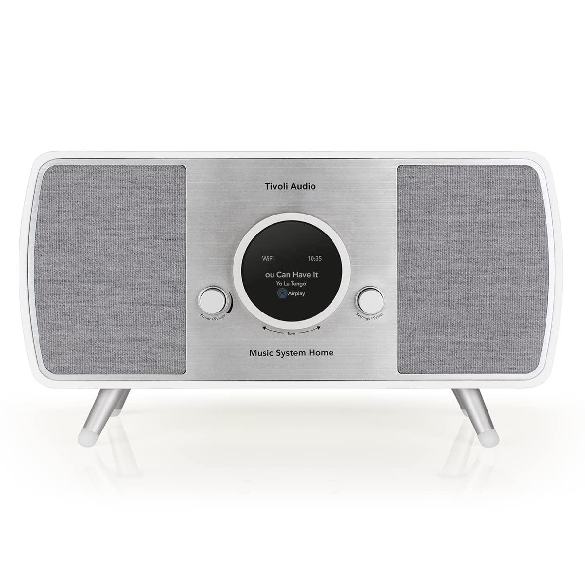 Tivoli Audio Music System Home Gen 2 Dab+ / FM/WiFi/Bluetooth Sistema Todo en uno (Blanco/Gris)