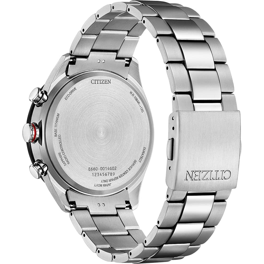 Citizen Reloj Cronógrafo para Hombres de Cuarzo japonés con Correa en Titanio CB5946-82X