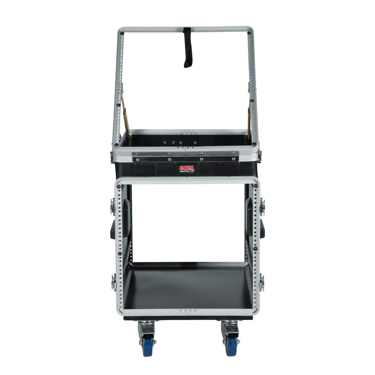 Gator Cases Rack de Consola Moldeado ATA Ligero; 12U Pop-Up Superior y 10U Lateral (GRC-12X10 PU)