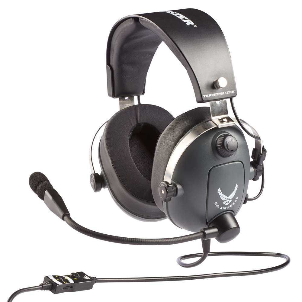 Thrustmaster T.Flight U.S. Air Force Edition DTS Version - Auriculares Gaming para PS5 / PS4 / Xbox Series X|S / Xbox One / PC / Switch - Licencia Oficial U.S. Air Force