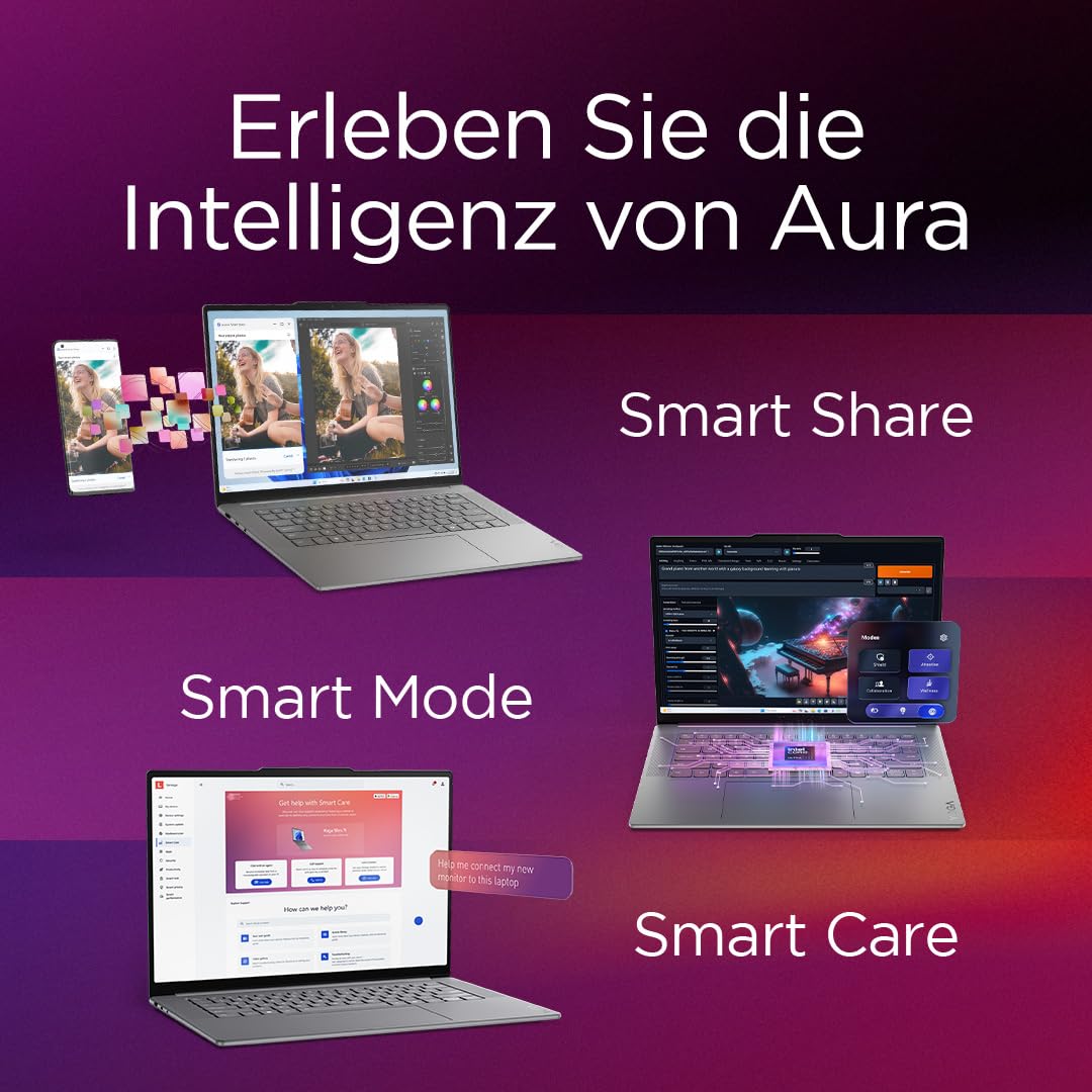 Lenovo Yoga Slim 7 15ILL9 Intel Core Ultra 7 256V Ordinateur Portable 38,9 cm (15.3") Écran Tactile 2.8K 16 Go