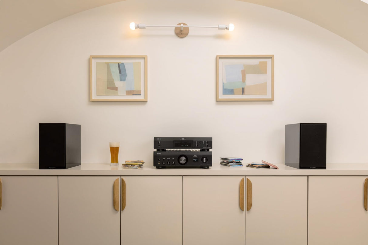 DENON Amplificador PMA-900HNE Hi-Fi, Amplificador estéreo con HEOS Integrado, 2 x 85 W, preamplificador Phono Integrado, Certificado Hi-Res, AirPlay 2, Bluetooth, Negro