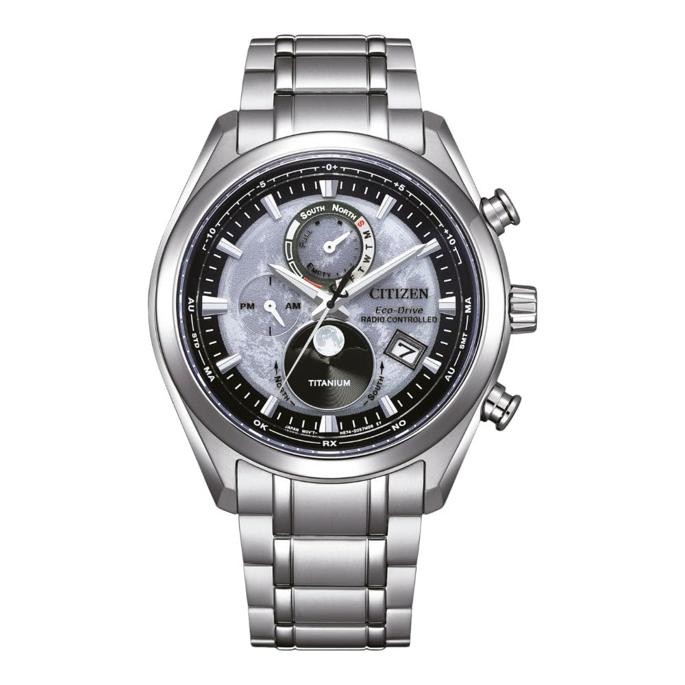 CITIZEN Reloj Multiesfera para Hombres de Cuarzo japonés con Correa en Titanio BY1010-81H