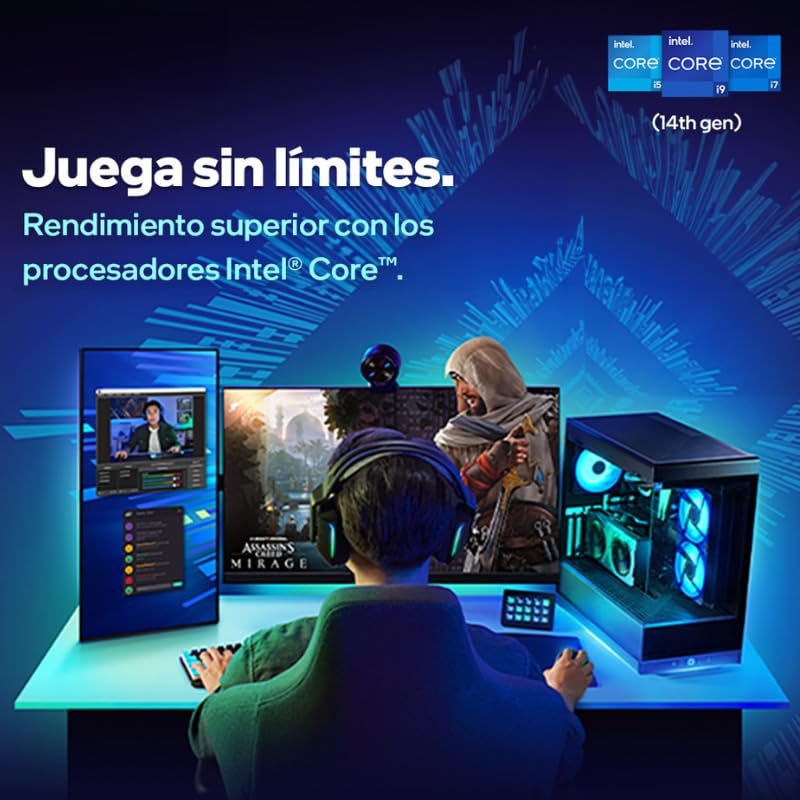 EVEN - PC Gaming 4070 Intel i7 12700F | RTX 4070 | 32GB DDR4 RAM| 1TB NVME SSD| Sin Sistema Operativo
