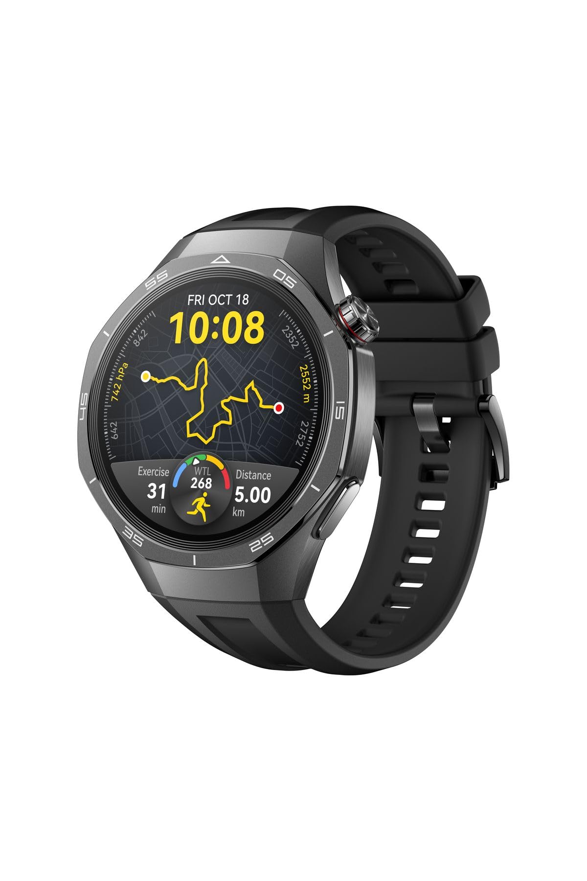 HUAWEI Reloj Inteligente Watch GT 5 Pro de 46 mm, diseño de Bordes Afilados, Reloj Deportivo de Nivel Profesional, Seguimiento de la Salud, monitoreo de ECG, hasta 14 días de duración de la batería,