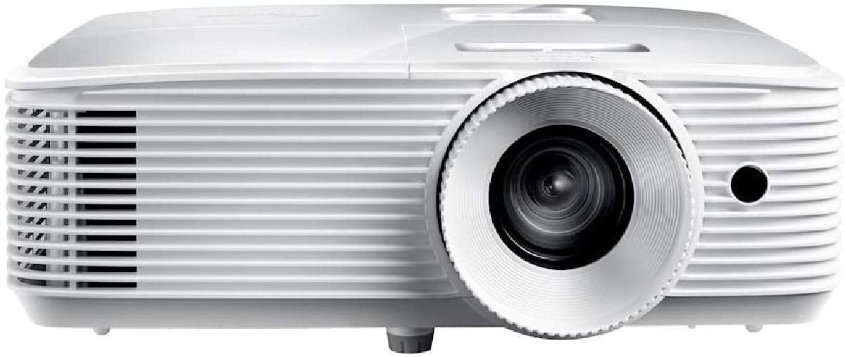 Optoma HD27e, Proyector Gaming Home Cinema Full HD 1080p, Formato 16:9, 3400 Lúmenes, Blanco