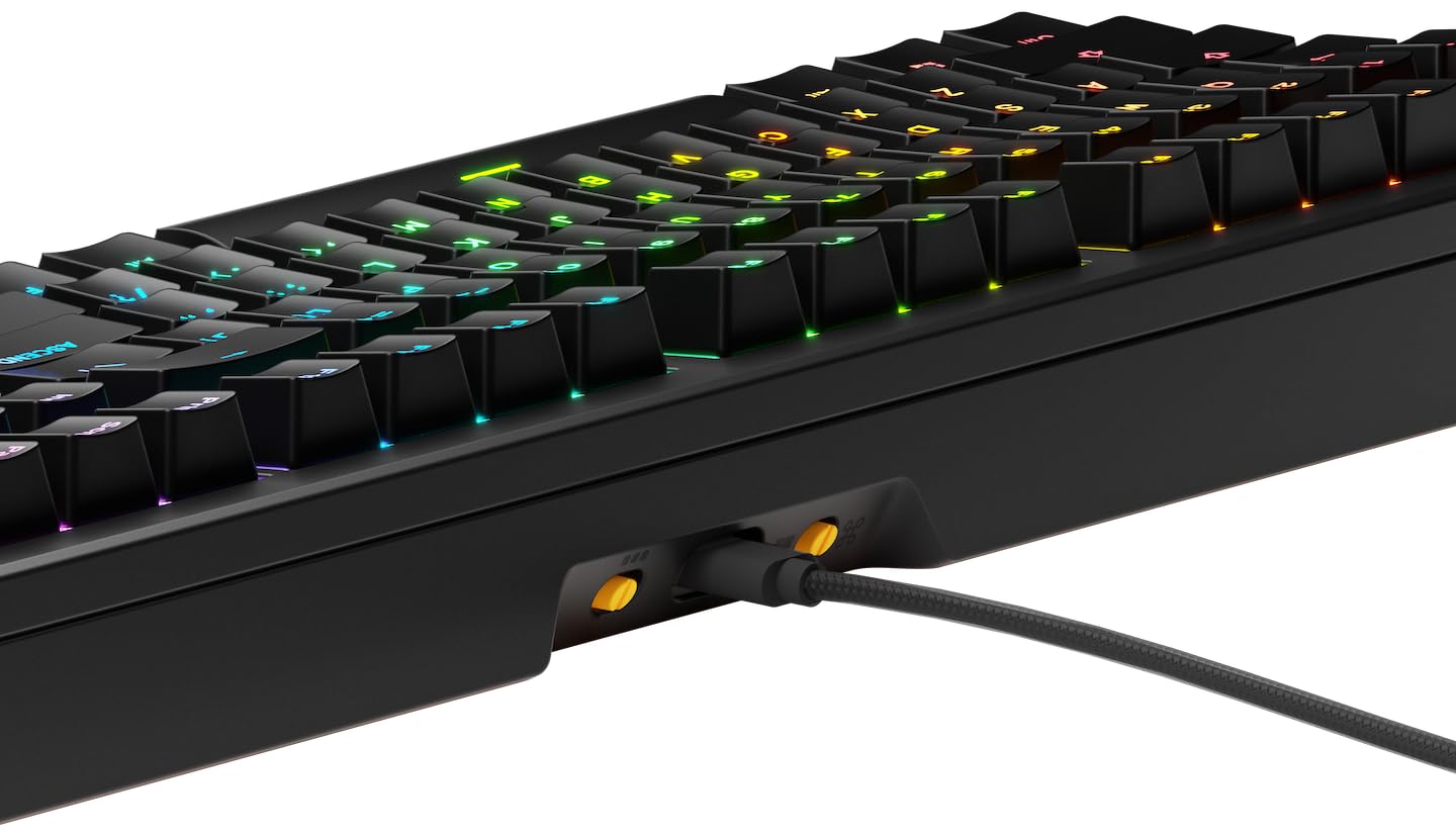 Glorious Gaming GMMK 3 anpassat mekaniskt gamingtangentbord, 100% fullstorlek, modulärt packningssystem, doubleshot PBT, aluminiumplatta, utbytbara 3- Och 5-stiftsbrytare, USA QWERTY - Svart