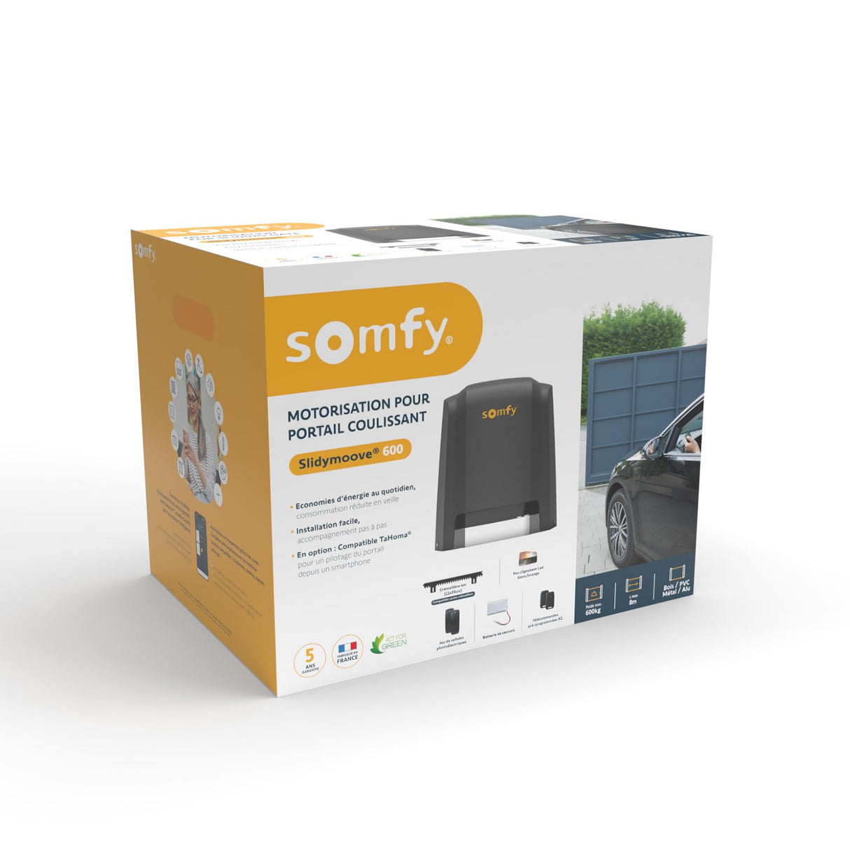 somfy 1246285 Slidymoove 600, Gris