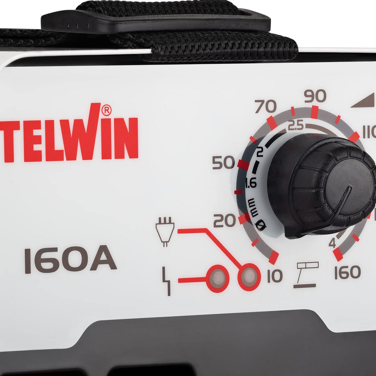 Telwin T-ARC 160 Soldadora a Electrodo con máscara para soldadura y Accesorios MMA, 20-160A