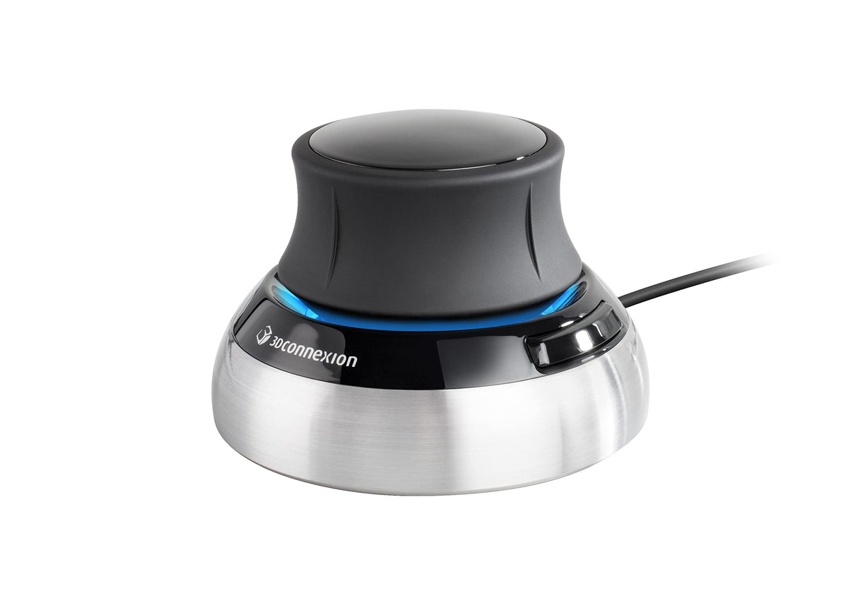 3Dconnexion SpaceMouse Compact (ratón 3D, con cable, negro)