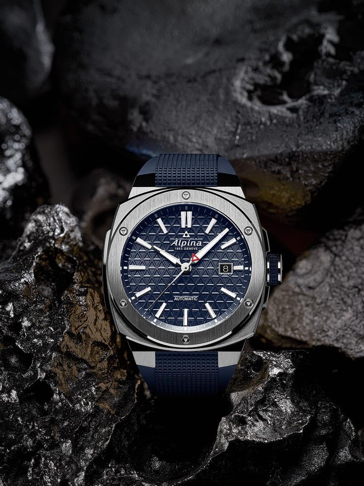 Alpina Reloj Analógico para Hombre de Cuarzo con Correa en Acero Inoxidable mid-39683