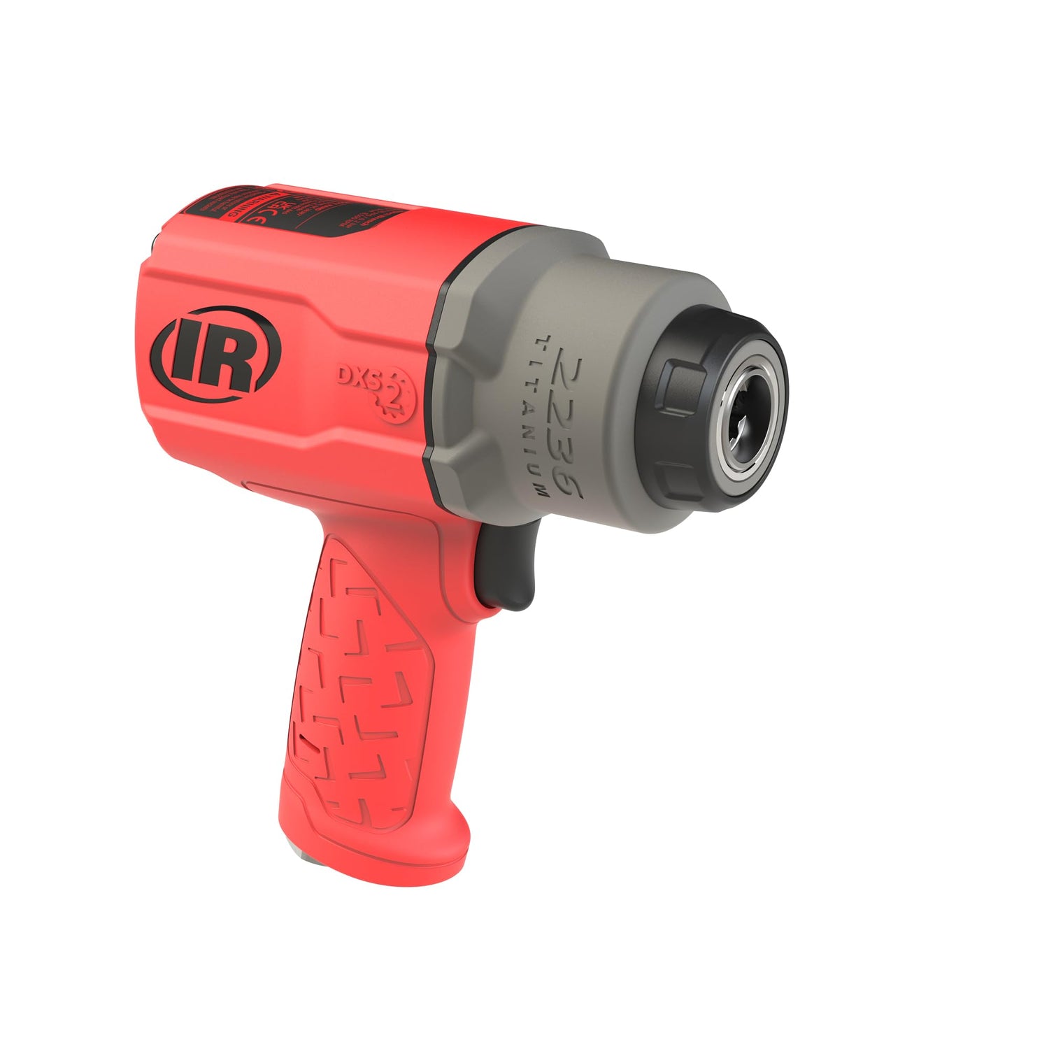 Ingersoll-Rand 2236QTIMAX-R DXS2 Llave de Impacto Neumática, Silenciosa, 2034 Nm, Caja Martillo Titanio, Anillo Fricción, Rojo