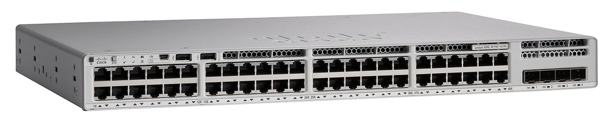 CISCO Catalyst 9200L 48-Port POE+ 4 X 1G Network Essentials Gris