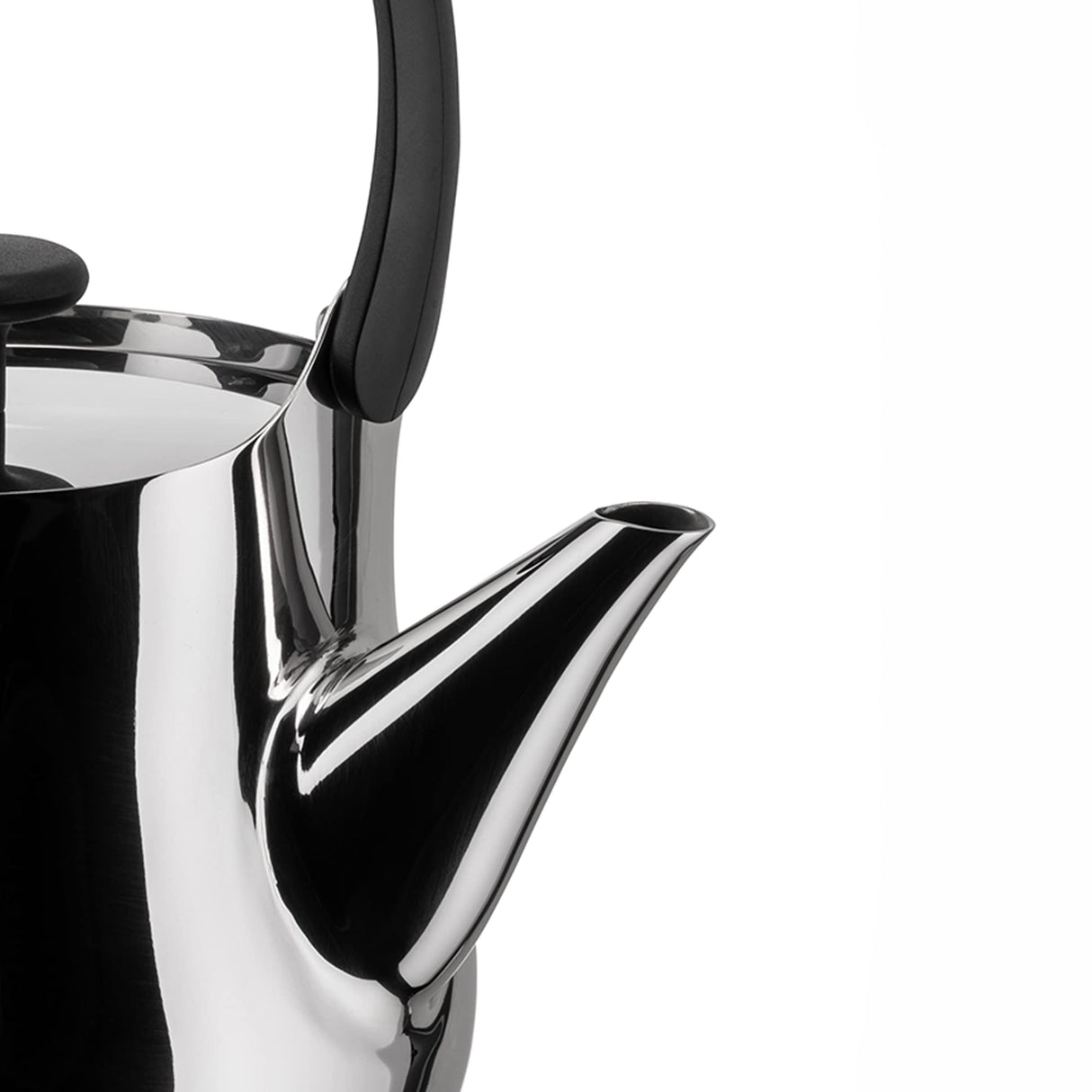 ALESSI Cha,Hervidor/Tetera, Acero Inoxidable, Plateado