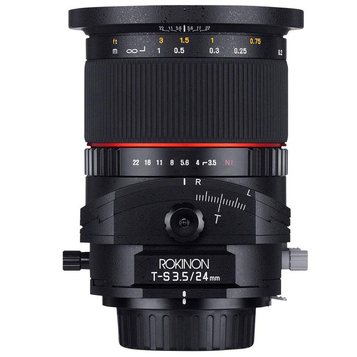 Rokinon TSL24M-N Lente de Cambio de inclinación de 24 mm f/3.5 para Nikon