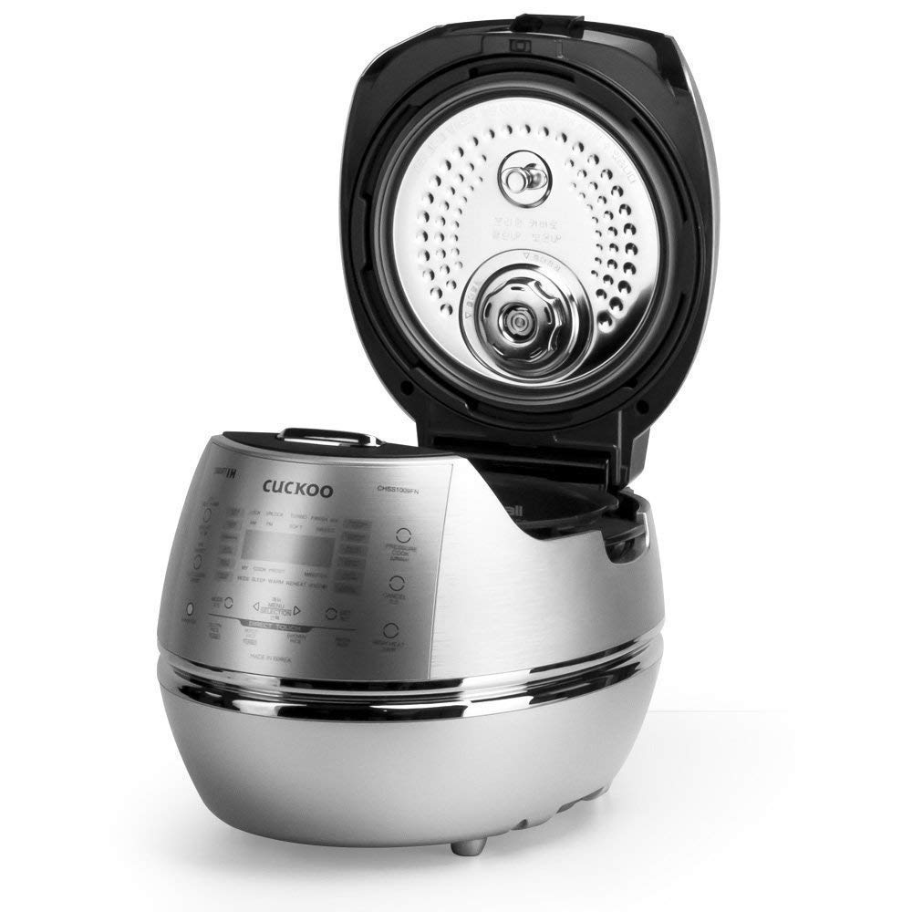 CUCKOO CRP-CHSS1009FN Arrocera a presión de vapor Rice Cooker 1,8 l 10 tazas | IH tecnología de calefacción por inducción | programable | arroz GABA | tecnología DSP | válvula de vapor de seguridad