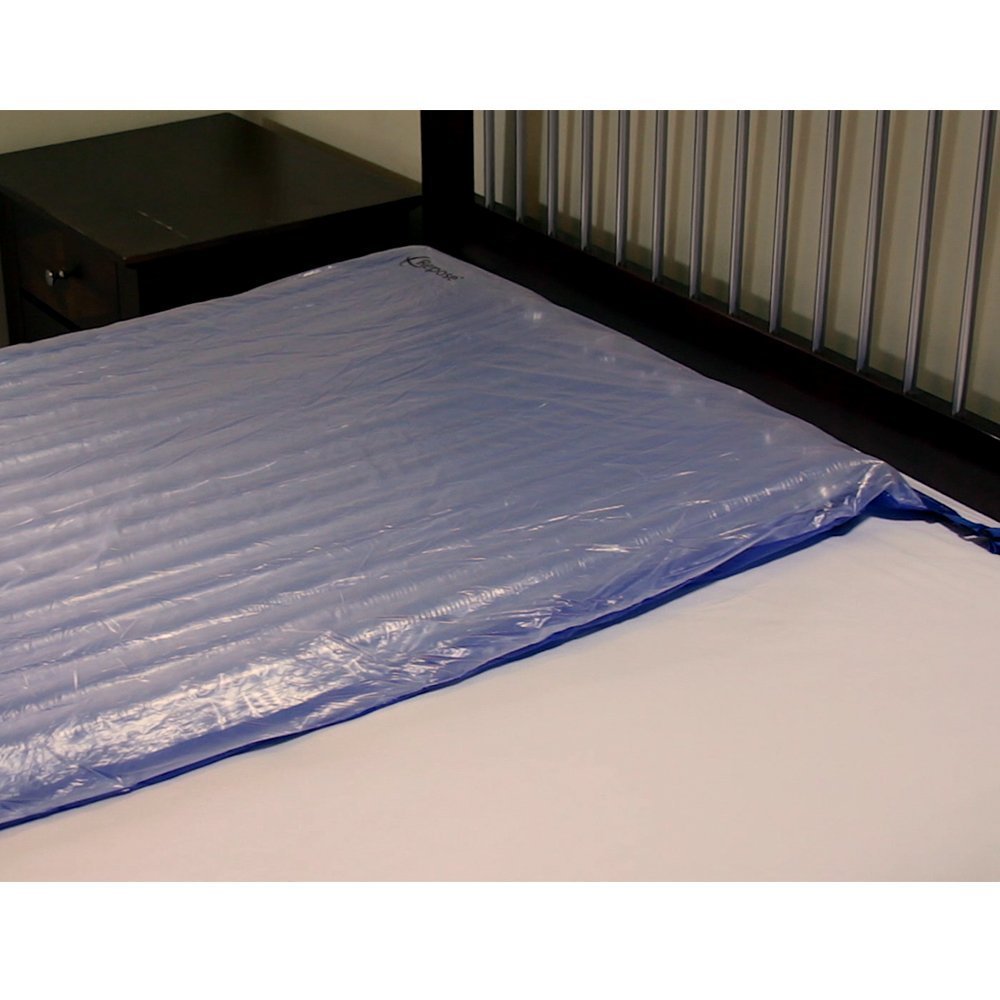 Repose - Superposición de colchón Individual para aliviar la presión y Bomba Manual - Colchón Individual de presión Inflable - Ayuda a prevenir úlceras por presión y úlceras por presión
