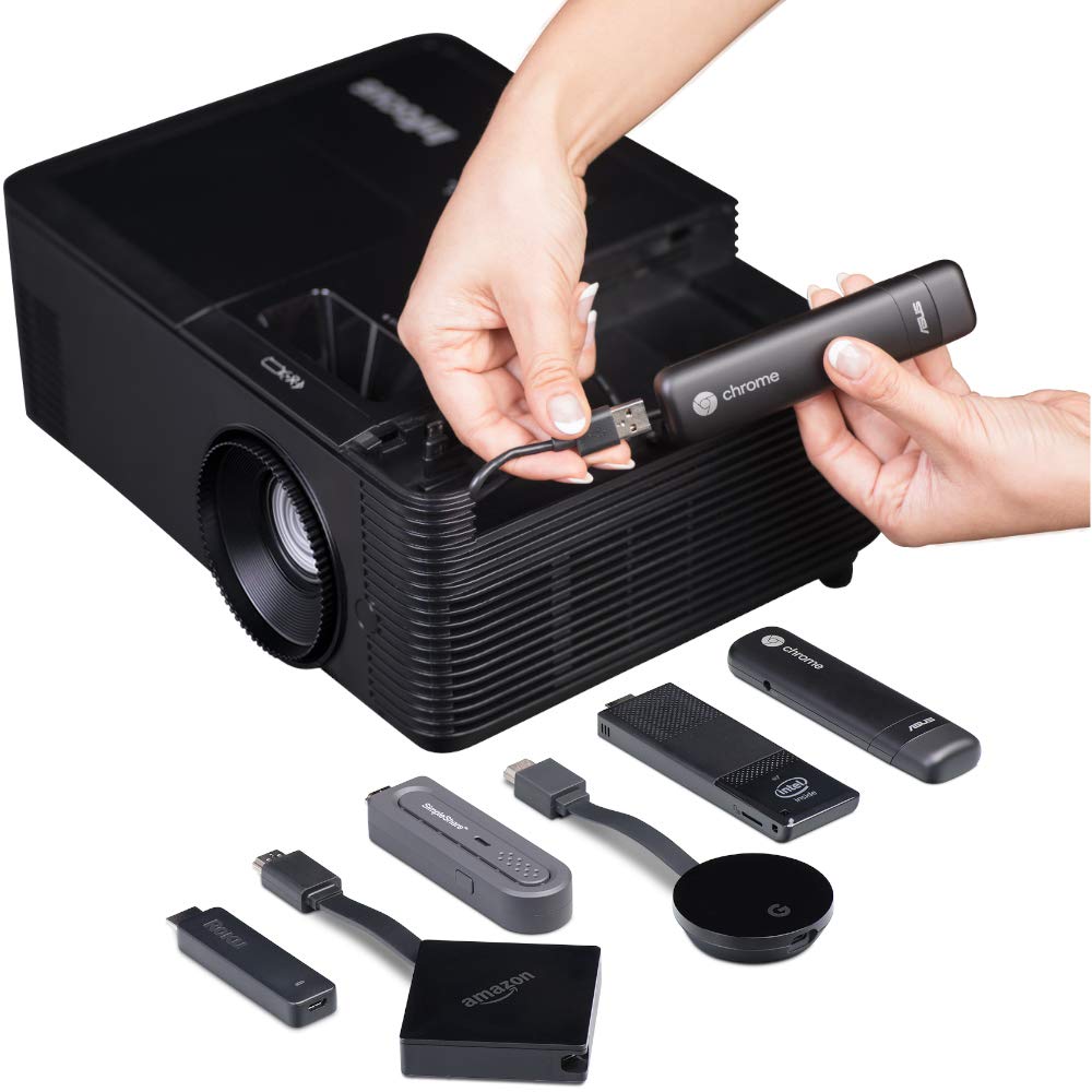 Infocus IN138HD 1080P Video - Proyector (4000 lúmenes ANSI, DLP, 1080p (1920x1080), 28500:1, 16:9, 685,8-6705,6 mm (27-264"))