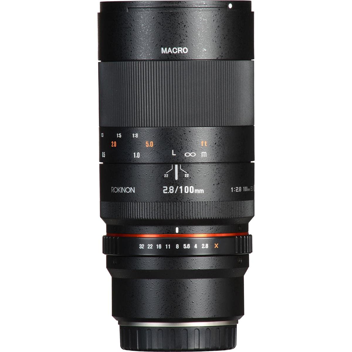 Rokinon Lente Macro teleobjetivo de Marco Completo F2.8 ED UMC de 100 mm para cámaras de Lente Intercambiable Fuji X