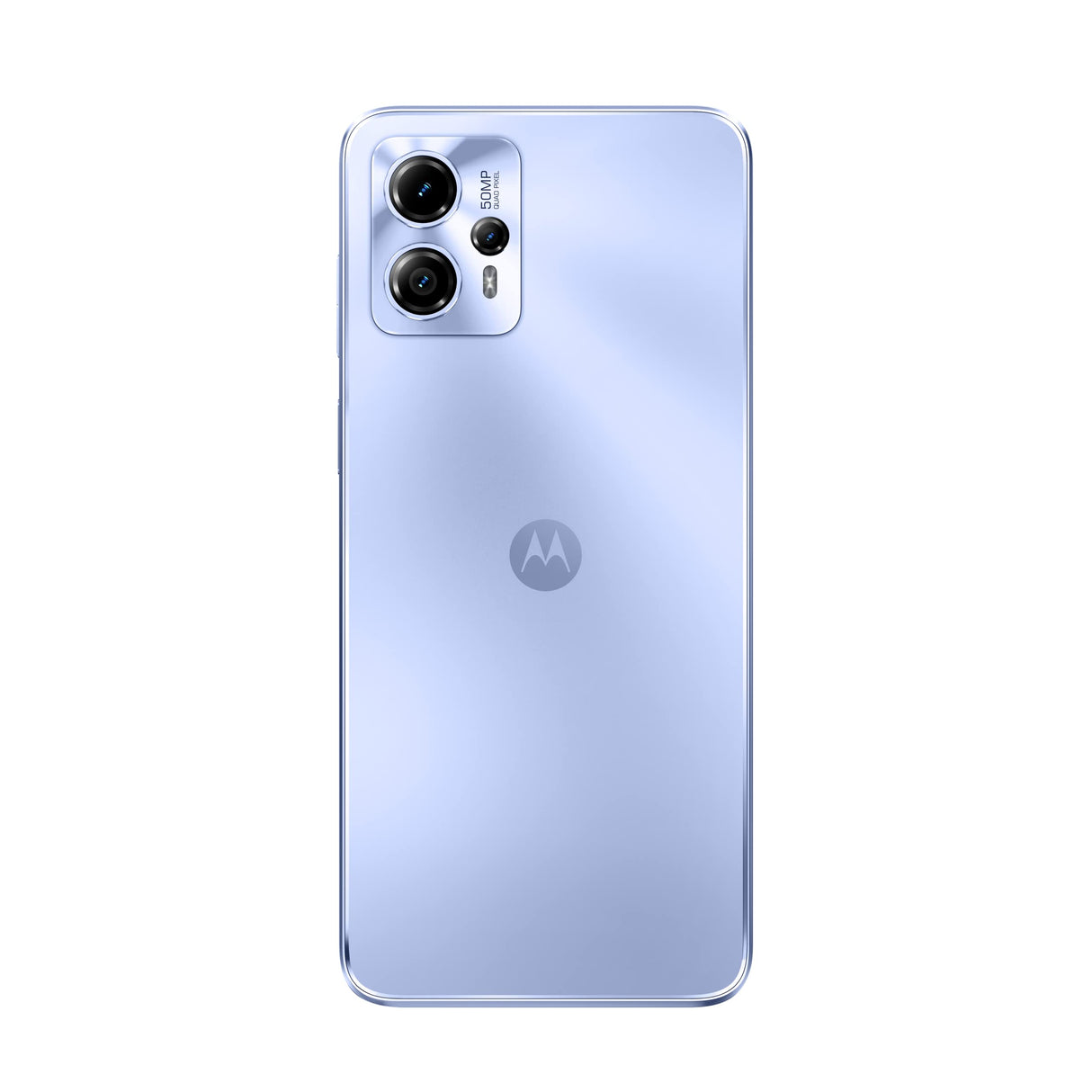 Motorola Moto (g13, Pantalla HD+ de 6.5 Pulgadas, 90 Hz, cámara Quad Pixel de 50 MP, Altavoces estéreo Dolby Atmos, batería de 5000 mAh, Carga TurboPower, 4/128 GB, Dual SIM), Azul Lavanda