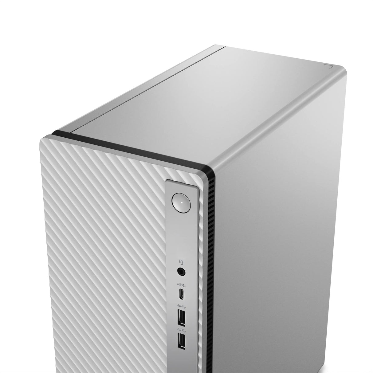 Lenovo IdeaCentre 5 Gen 7 - Ordenador de Sobremesa (Intel Core i5-12400, 16GB RAM, 512GB SSD, Intel UHD Graphics 730, Windows 11 Home) Gris Nube - Teclado QWERTY Español