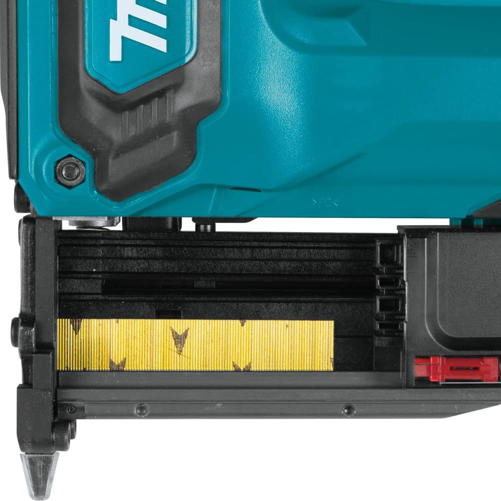 Makita - Clavadora inalámbrica de iones de litio con clavos de 3,49 cm, calibre 23, sin accesorios (XTP02Z 18V LXT)