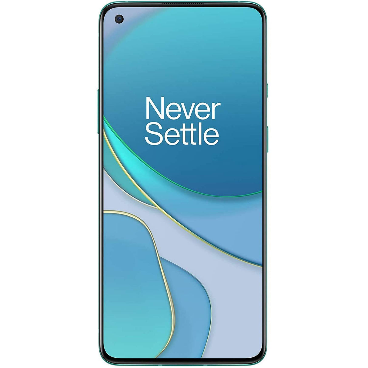 OnePlus 8T Smartphone 120 Hz FHD, Pantalla fluida, Cámara cuádruple, Carga Warp de 65 W, SIM Dual, 5G, Color Aquamarine Green, 8GB +128GB, 6.55"