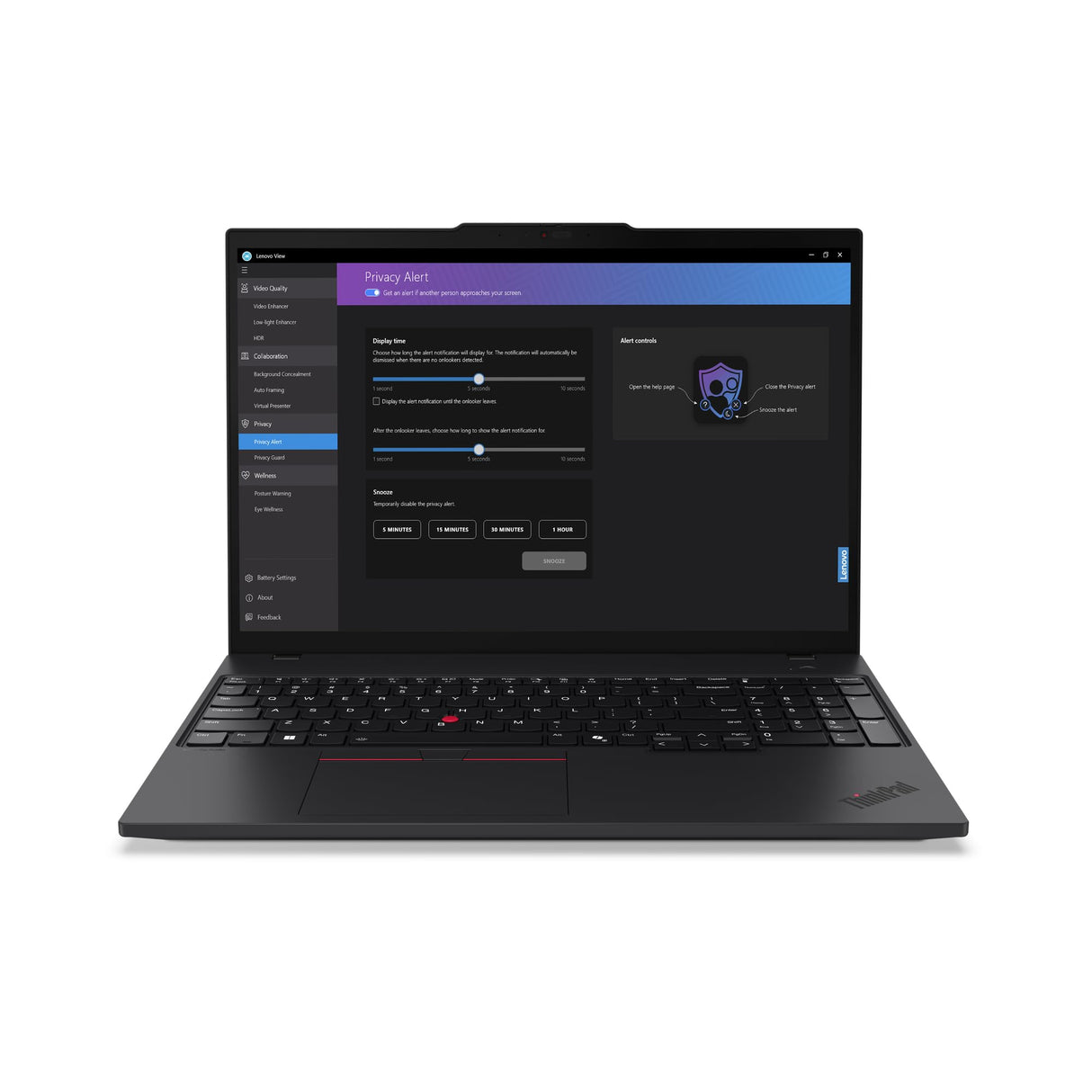 Lenovo ThinkPad T16 G3 21MN005TGE 16" WQUXGA, Intel® Core™ Ultra 7 155U, 32GB DDR5 RAM, 1TB SSD, Windows 11 Pro