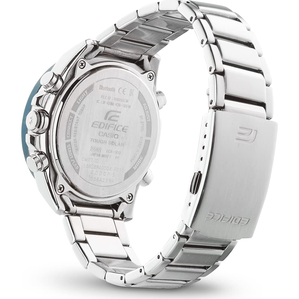 Montre - CASIO - ECB-900DB-1BER - 51,5mm - Solaire - Bluetooth - Étanche 10 bars