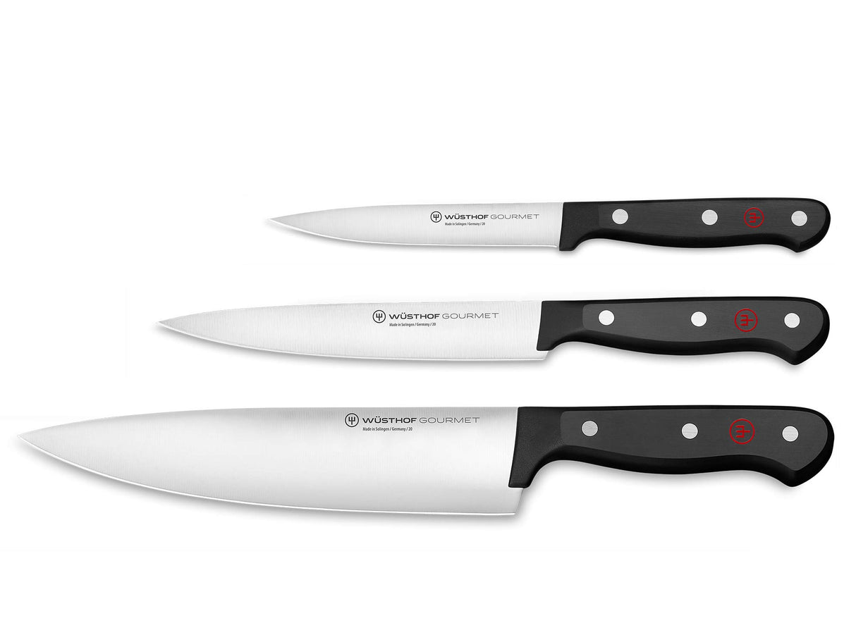 Wüsthof Gourmet Juego de cuchillos con 3 cuchillos