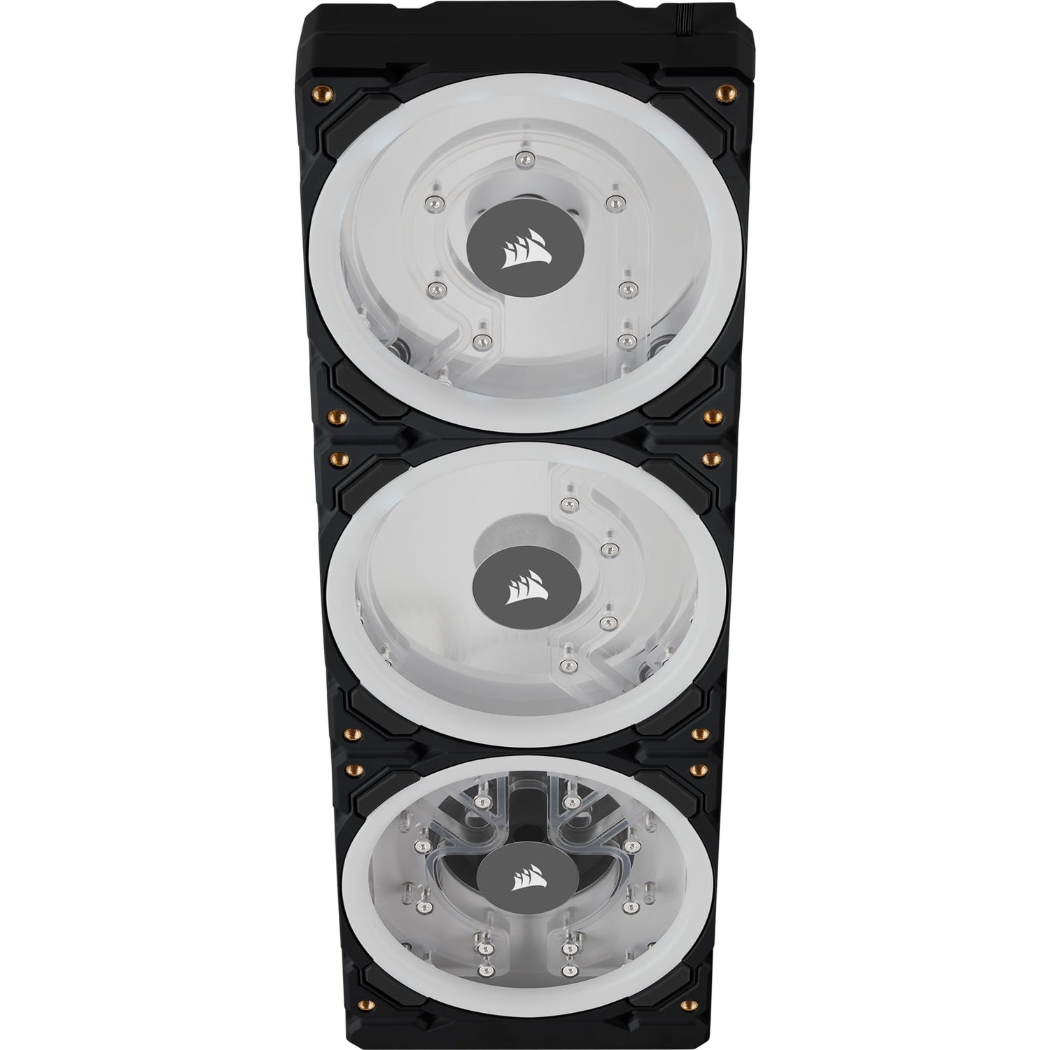 Corsair Hydro X Series XD7 RGB Pack de Bomba/Depósito (Sistema de Placa de Distribución de 360 mm, Bomba PWM D5, Depósito de 140 ml, 36 LED RGB Direccionables Individualmente) Negro