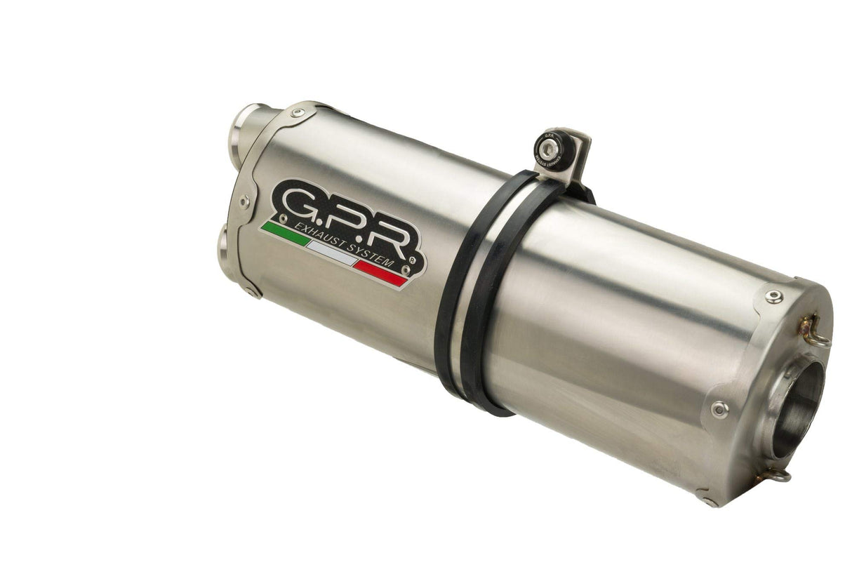Escape Gpr Moto Guzzi Breva 750 2003/09 Par de escapes homologados Dual Inox