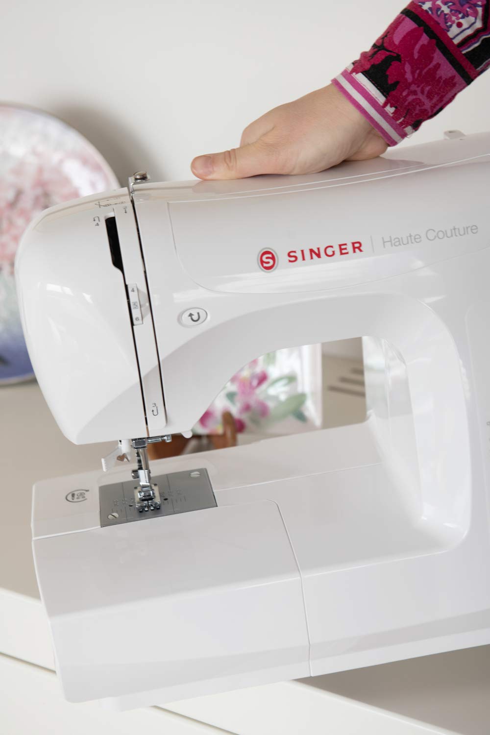 Singer Haute Couture - Máquina de coser electrónica - Edición Limitada - 80 puntadas - Máquina de coser portátil - Profesional - Automática - Para una costura creativa - Fácil para principiantes